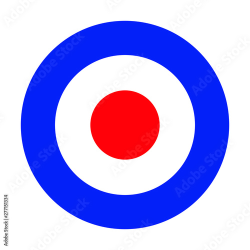 Obraz na plátně Mod target RAF roundel