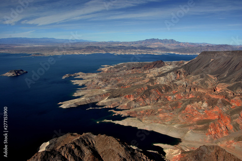 Lake Mead on the border of Arizona and Nevada USA North America