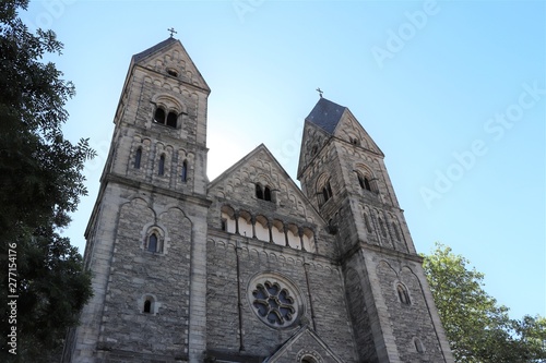 Ville de Metz - Temple neuf ou Nouveau Temple protestant - construit en 1905 - Département de la Moselle