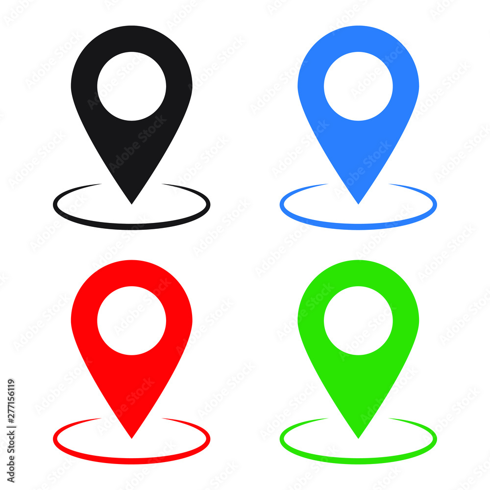 Maps pin. Location map icon. Maps pin. Location map icon.