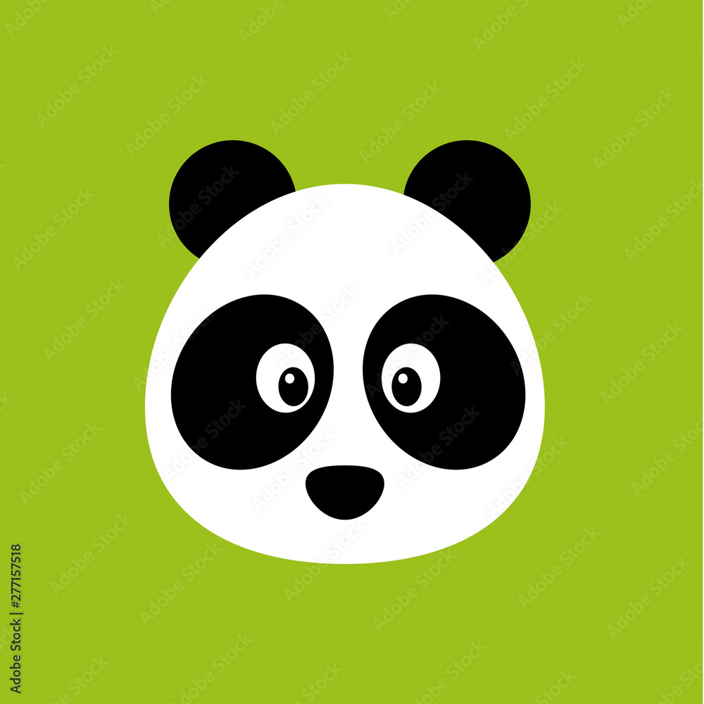 Fototapeta premium Panda Icon