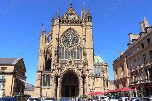 Ville de Metz - Cathédrale Saint Etienne construite du 13 ème au 16 ème siècle photo