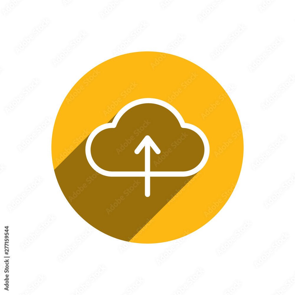 Upload vector icon. Cloud sign. Upload to cloud symbol. Modern, simple flat vector illustration for web site or mobile app. Upload vector icon. Cloud sign. Upload to cloud symbol. Modern, simple flat vector illustration for web site or mobile app.