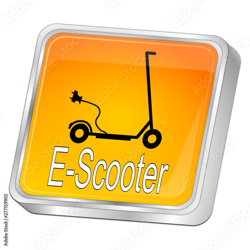 E-Scooter Button - 3D illustration