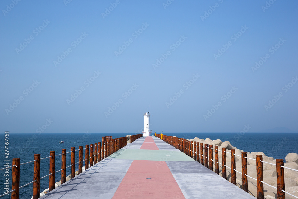 Gyeokpo harbor in Buan-gun, South Korea.