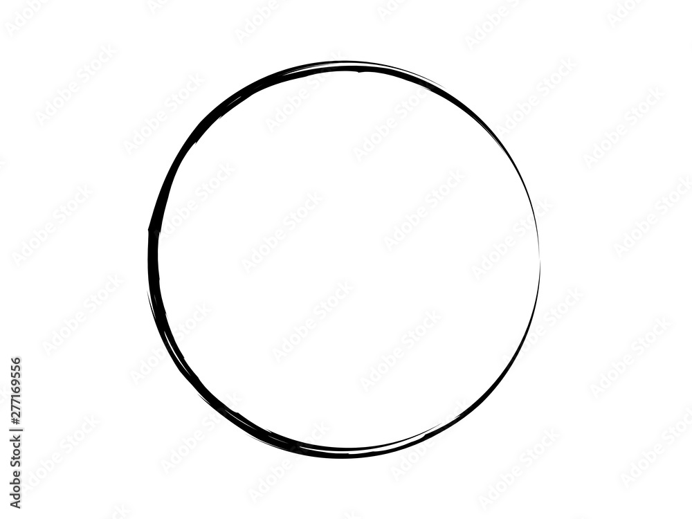 Grunge circle made of black ink.Grunge circle made of black paint. Grunge circle made of black ink.Grunge circle made of black paint.