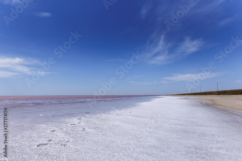 Salt lake sea