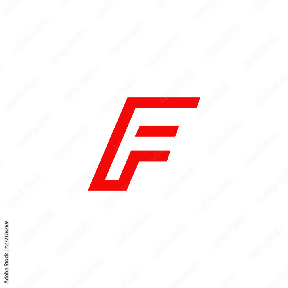 F letter initial logo design vector template F letter initial logo design vector template