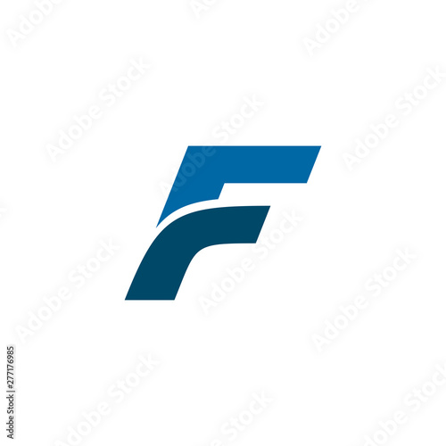 Free Download F letter initial logo design vector template - GFXLoad