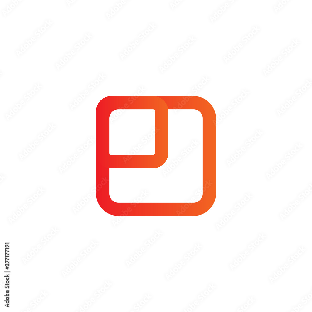 Square icon logo design vector template Square icon logo design vector template