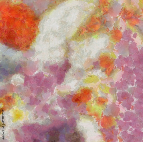 Original abstract painting at canvas. Mixed media pattern. Hand drawn art background.