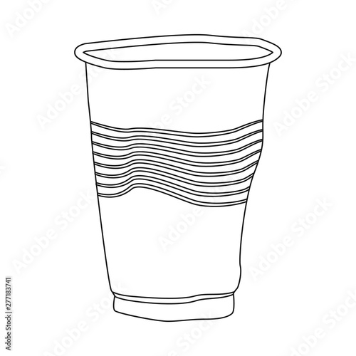 Vector design of garbage and ecology logo. Set of garbage and recycling stock symbol for web.