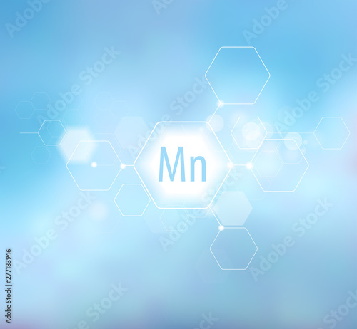 Manganese. Abstract composition