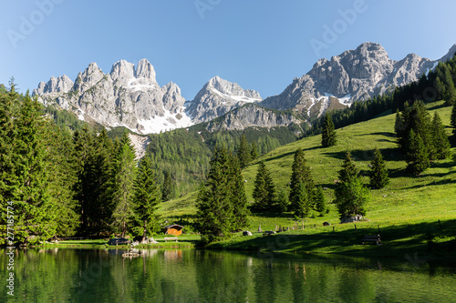 Amazing mountain scene in the Austrian Alps