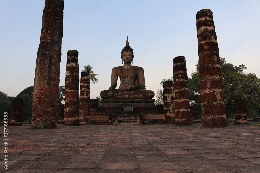 temple in sukhothai thailand