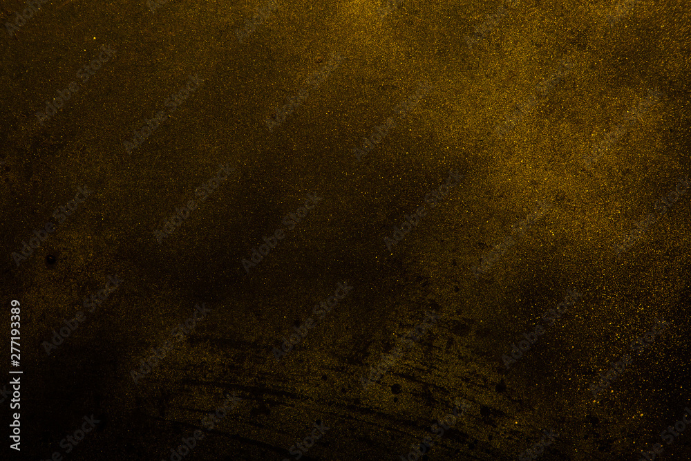 black and gold, abstract grunge background