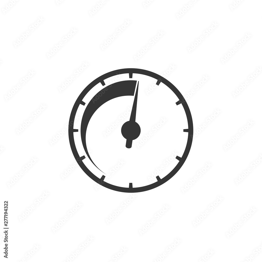 Speedometer icon template black color editable. Speedometer symbol vector sign isolated on white background. Simple logo vector illustration for graphic and web design. Speedometer icon template black color editable. Speedometer symbol vector sign isolated on white background. Simple logo vector illustration for graphic and web design.