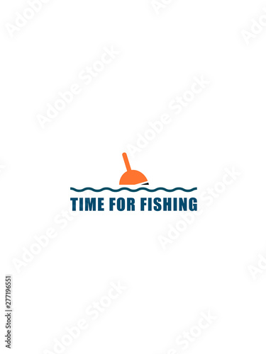Float on a white background