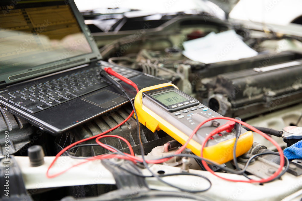 Computer diagnostics of the car. Computer diagnostics of the car.