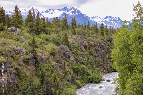 mountain landscape in the Canadian wilderness