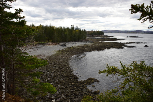 Seaside beach in Owl's Head Maine