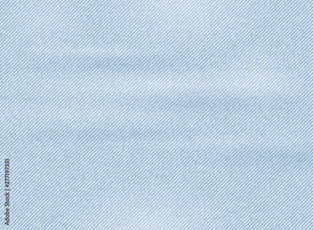 Light blue denim texture. Vector background Stock Vector