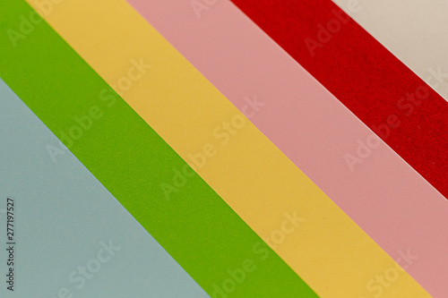 Colorfull paper background - red pink yellow green blue