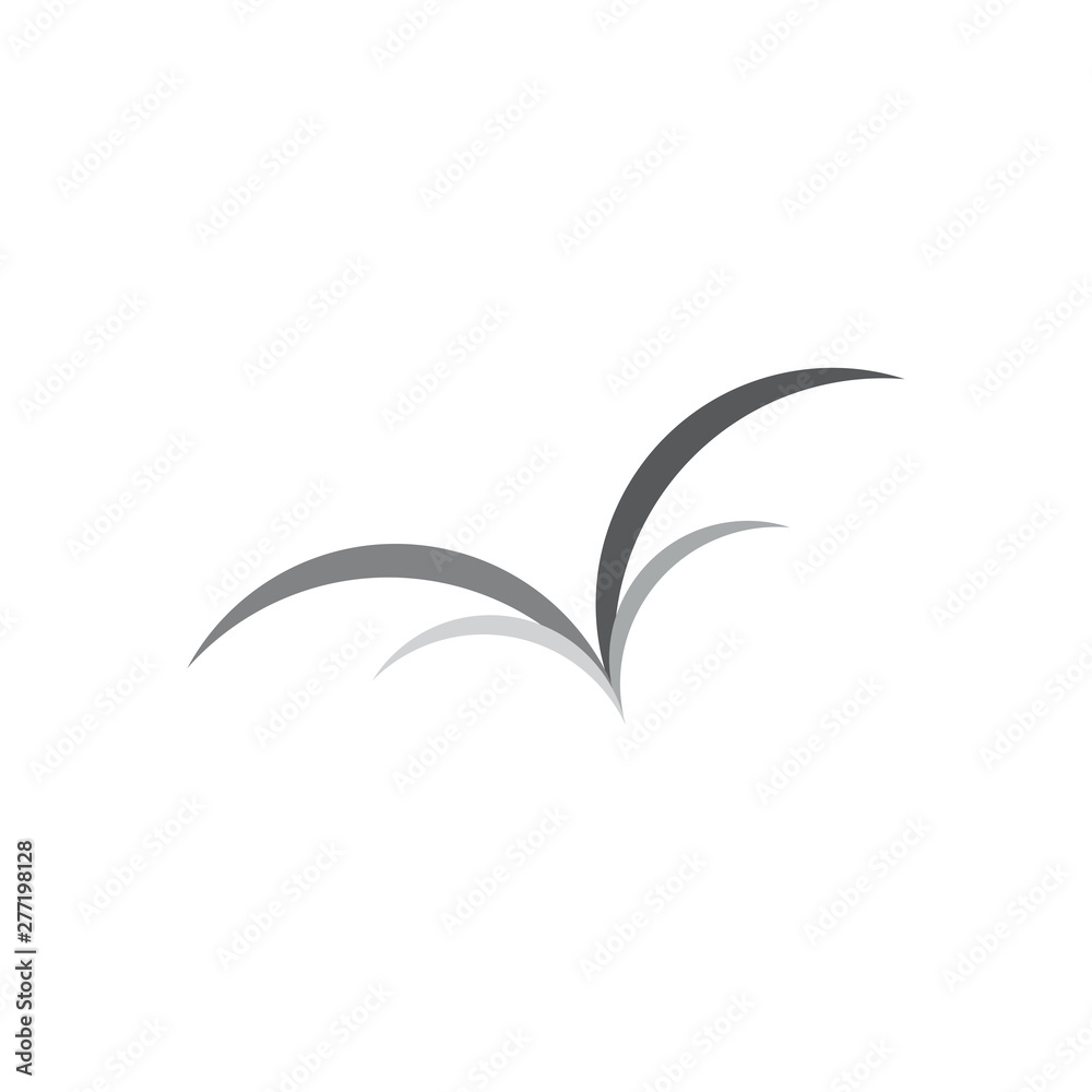 bird fly abstract symbol logo vector bird fly abstract symbol logo vector