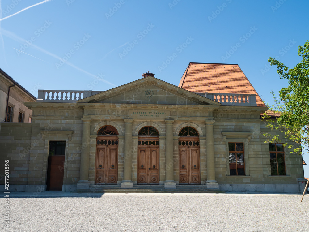 Canton of Vaud as part of Château Saint-Maire (Saint-Maire Castle). Saint-Maire Castle is a castle in Lausanne, Switzerland, that serves as the seat of the cantonal government,. Canton of Vaud as part of Château Saint-Maire (Saint-Maire Castle). Saint-Maire Castle is a castle in Lausanne, Switzerland, that serves as the seat of the cantonal government,.