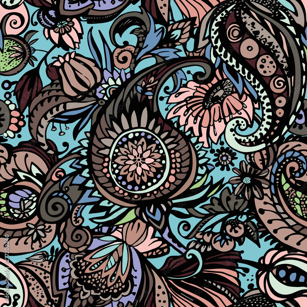 Textile Paisley pattern Textile Paisley pattern