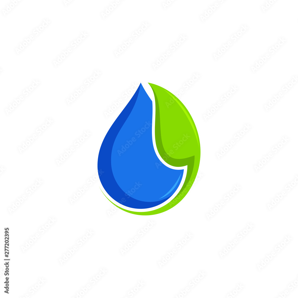 Go Green Water Drop Earth Nature Logo Vector Business Company Go Green Water Drop Earth Nature Logo Vector Business Company