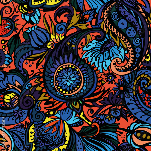 Textile Paisley pattern