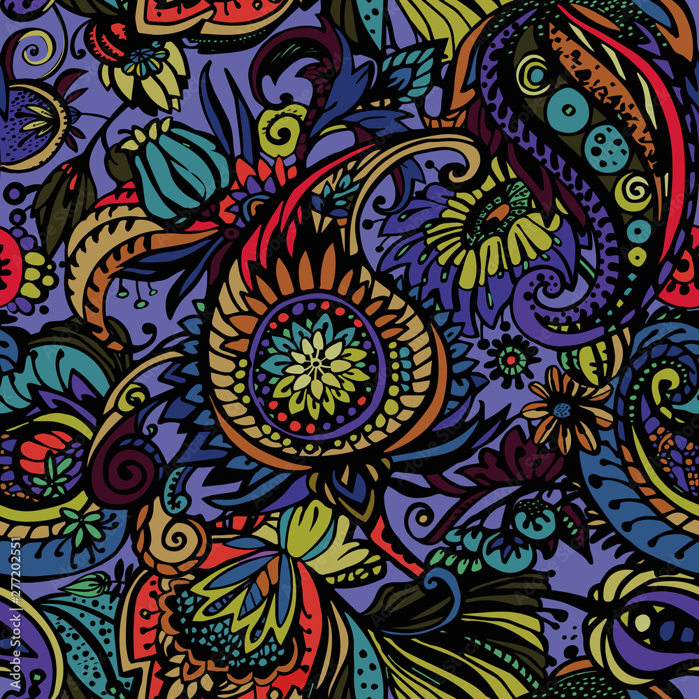 Textile Paisley pattern