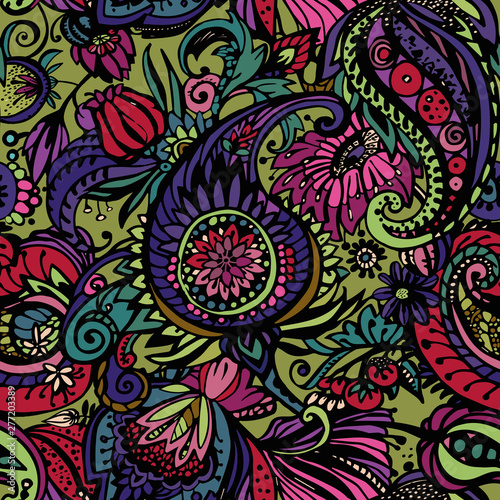 Textile Paisley pattern