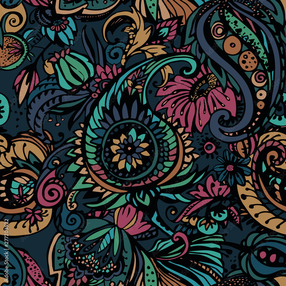 Textile Paisley pattern Textile Paisley pattern