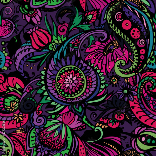 Textile Paisley pattern