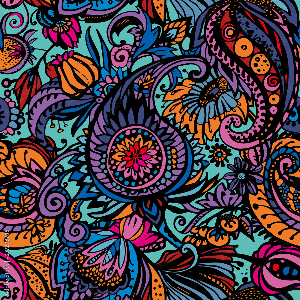 Textile Paisley pattern