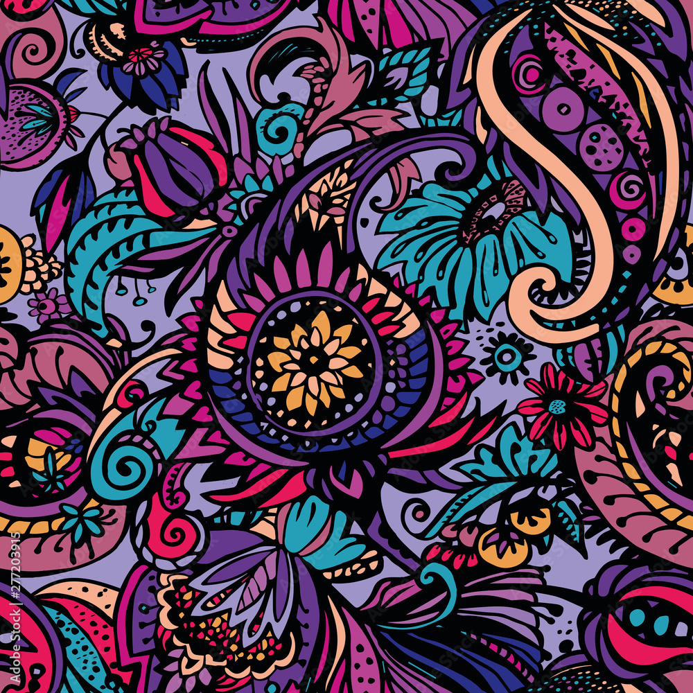 Textile Paisley pattern Textile Paisley pattern
