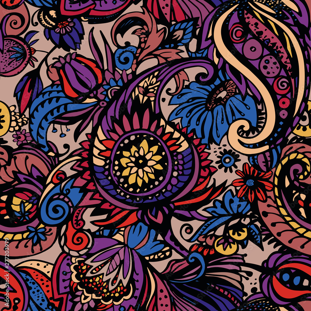 Textile Paisley pattern