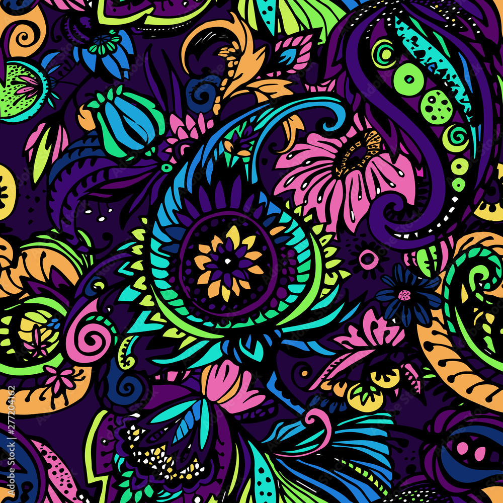 Textile Paisley pattern Textile Paisley pattern