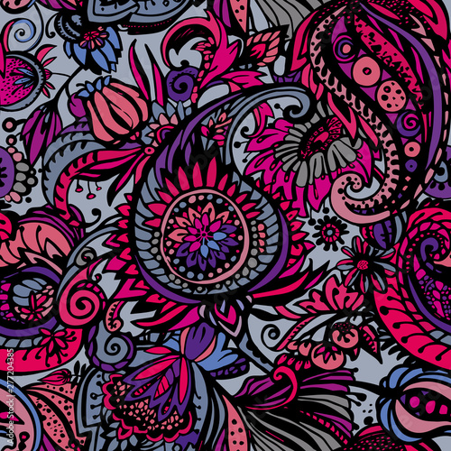 Textile Paisley pattern