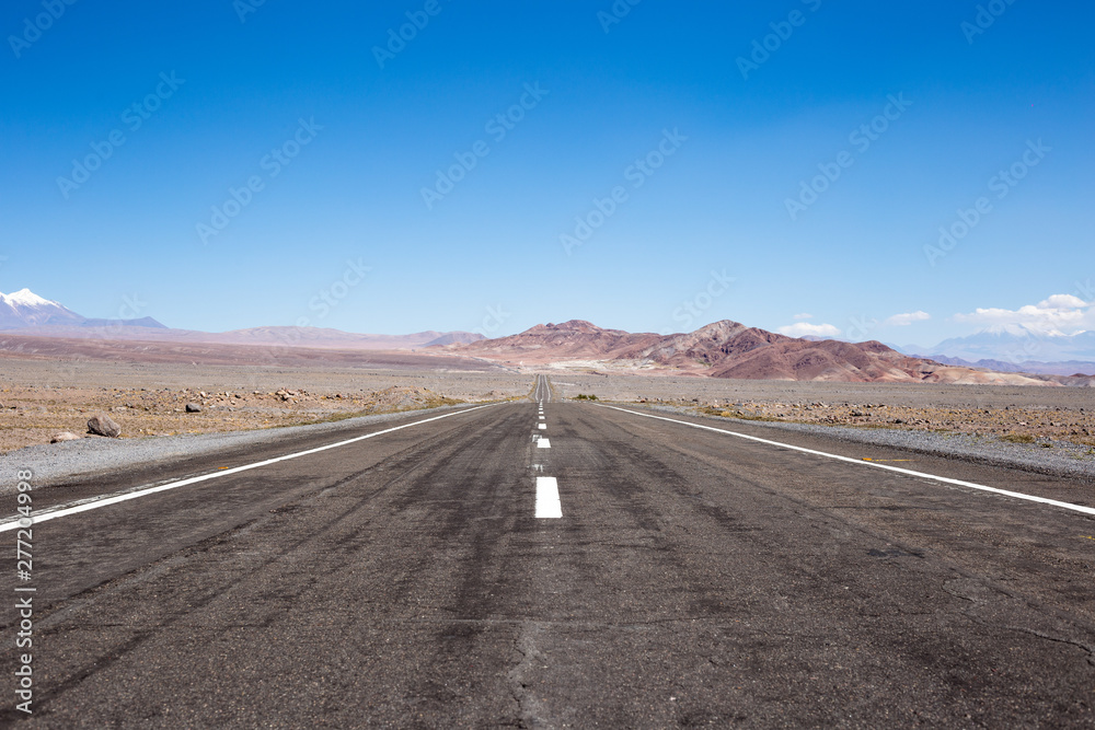 Chile - Road Desert