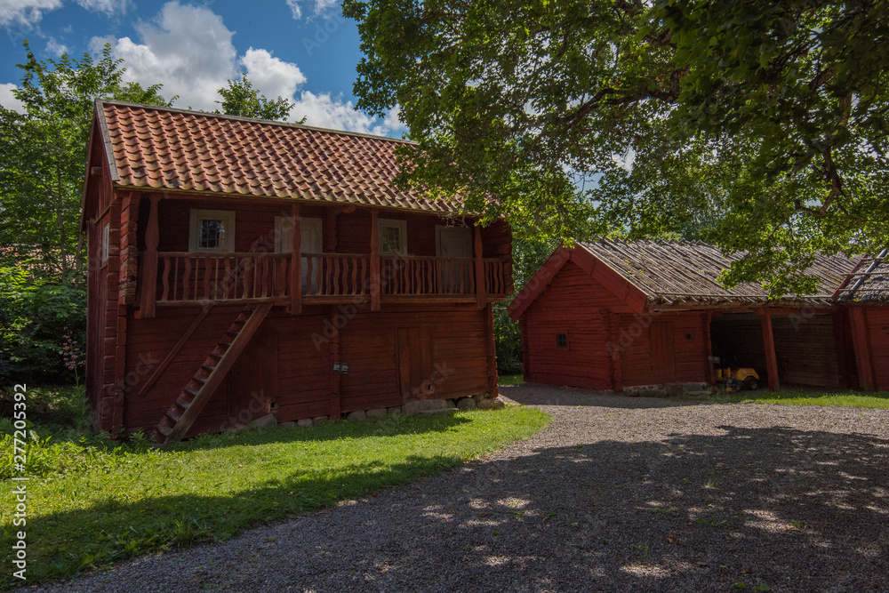 Household buildings for the Chaplain of Härkeberga from the 1800s, between Stockholm and Enköping Household buildings for the Chaplain of Härkeberga from the 1800s, between Stockholm and Enköping