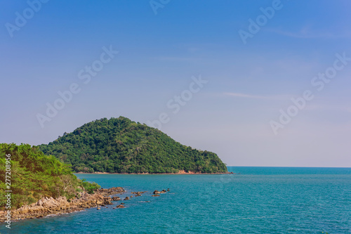 Beautiful scenery at Nang Phaya Hill Scenic Point in Chanthaburi, Thailand.