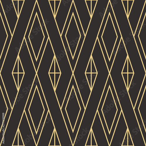 Abstract art deco seamless modern tiles pattern