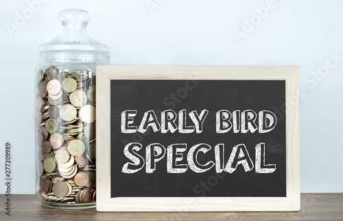 Early Bird Special - target your customer photo