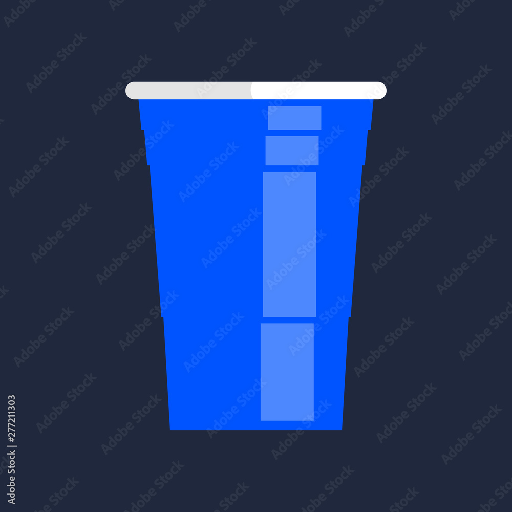 © Jerzy - Blue party cup, material design © Jerzy - Blue party cup, material design