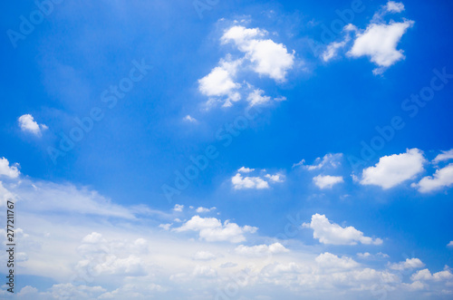tranquil with beautiful cloud and blue sky background.
