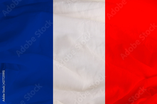 national flag of France, a symbol of vacation, immigration, politics