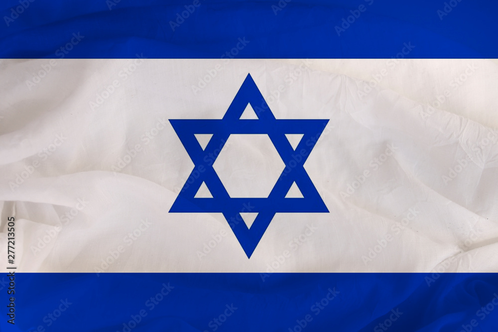 national flag of Israel, a symbol of tourism, immigration, politic national flag of Israel, a symbol of tourism, immigration, politic